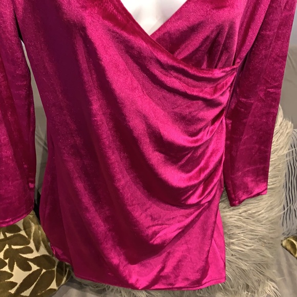 Preself velvet wrap over bodycon dress - Picture 14 of 15